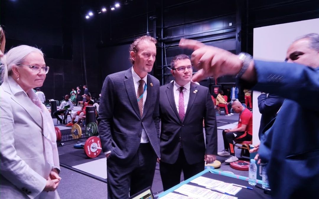 The invitation from Astrit Hasani to Petra Sörling and Boris van der Vorst for the Islamic Solidarity Games