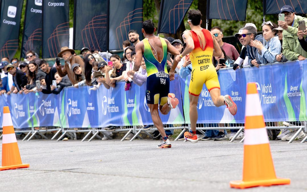 Multitudinario debut de la Copa Mundial del World Triathlon en San Pedro de la Paz, Chile