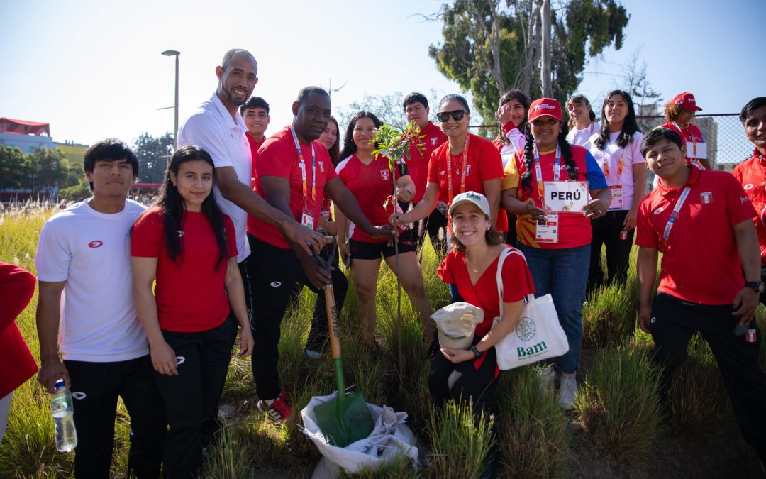 La ceremonia de Siembra del Árbol Bolivariano en los XX Juegos Bolivarianos